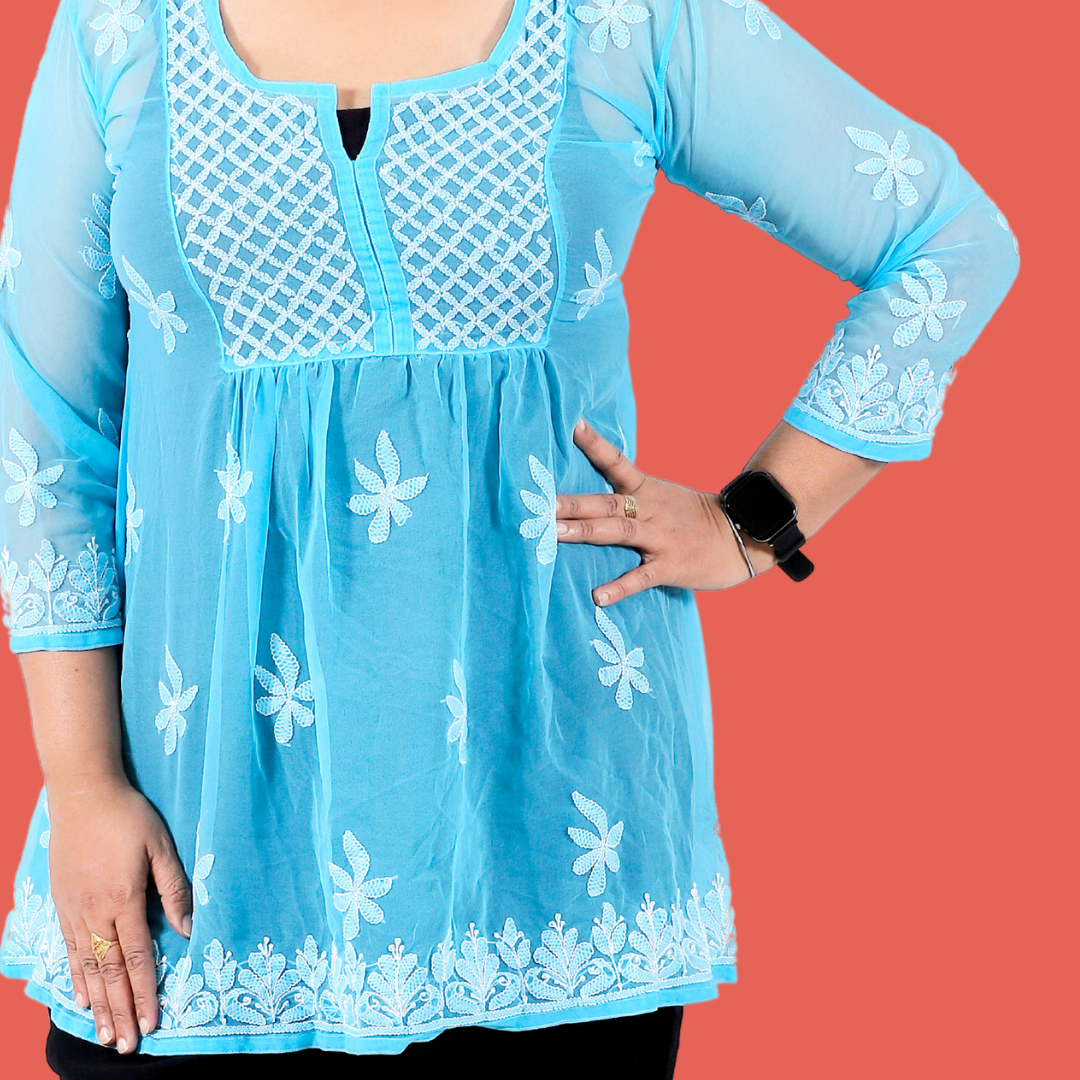 Cotton best sale frock top